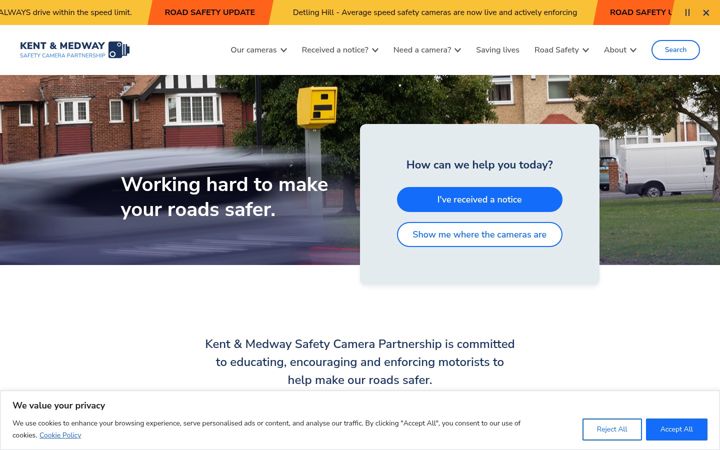 Screenshot of kmscp.co.uk
