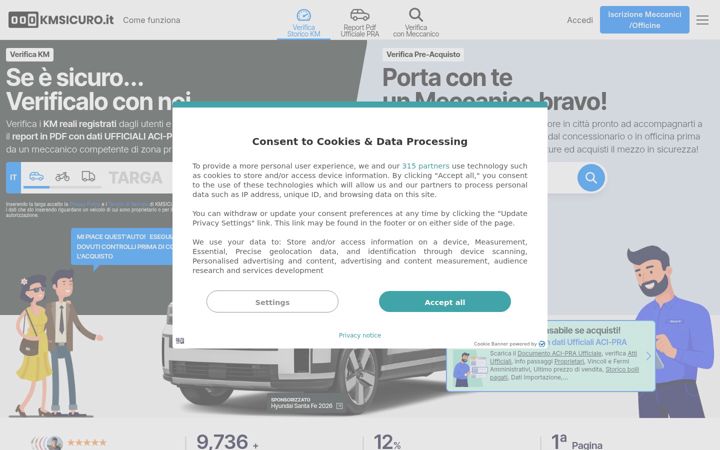 Screenshot of kmsicuro.it