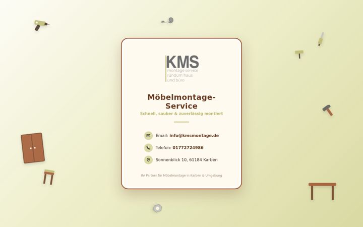Screenshot of kmsmontage.de