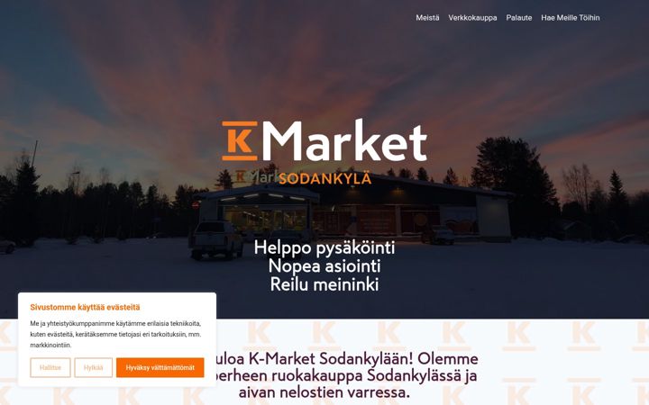 Screenshot of kmsodankyla.fi