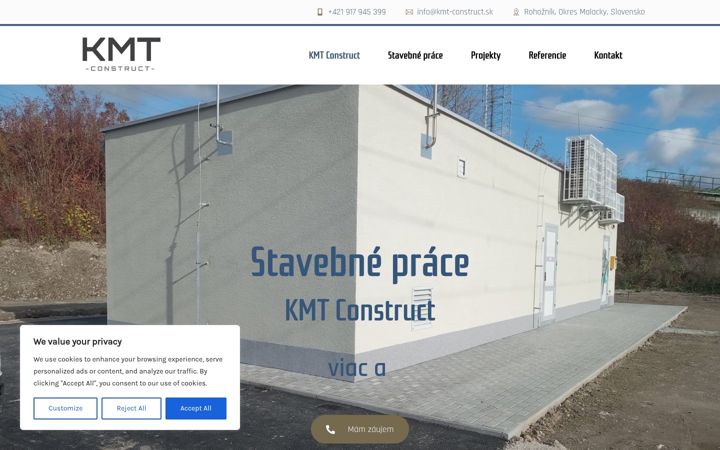 Screenshot of kmt-construct.sk