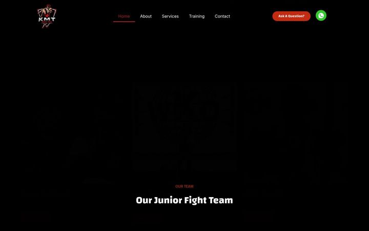 Screenshot of kmtmuaythai.com
