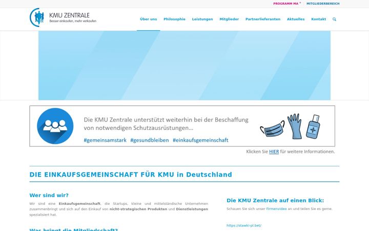 Screenshot of kmuzentrale.de