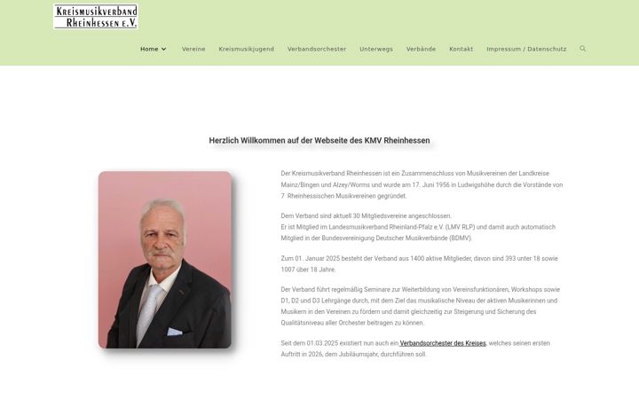 Screenshot of kmv-rhh.de