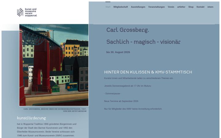 Screenshot of kmv-wuppertal.de