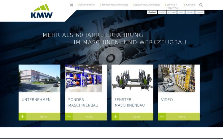 Screenshot of kmw-engineering.de