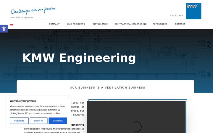 Screenshot of kmw.pl