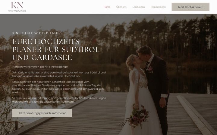 Screenshot of kn-fineweddings.it