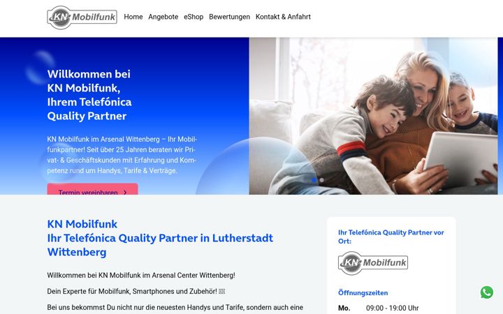Screenshot of kn-mobilfunk.de