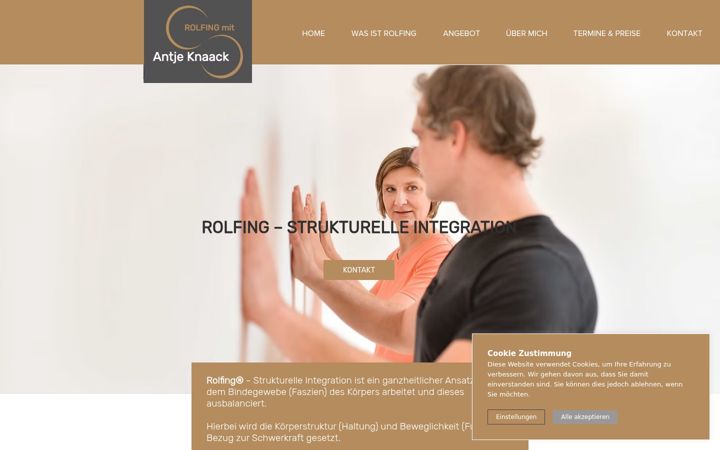 Screenshot of knaack-rolfing.de