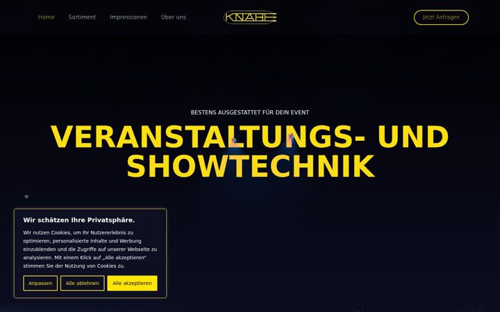 Screenshot of knabe.ch