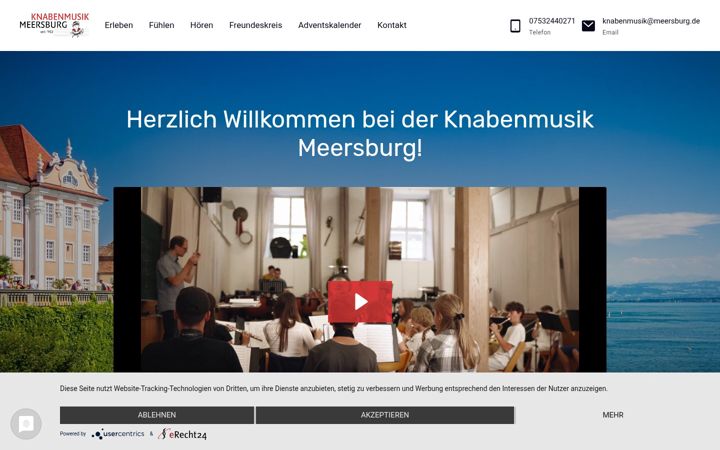 Screenshot of knabenmusik-meersburg.de