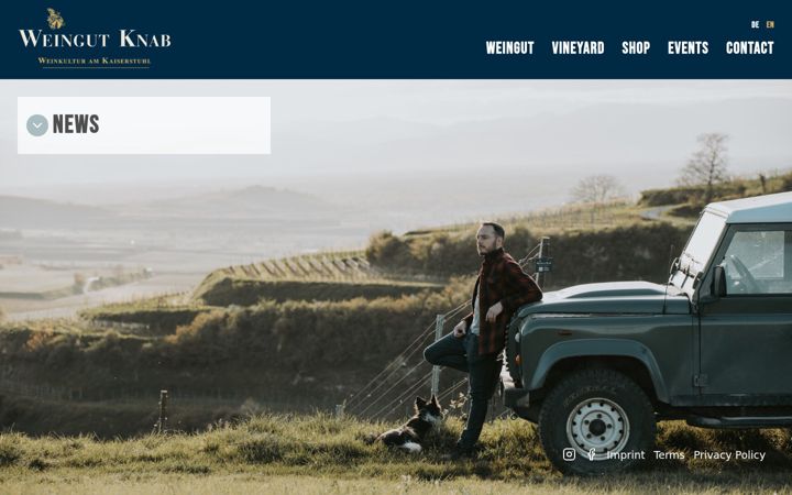 Screenshot of knabweingut.de