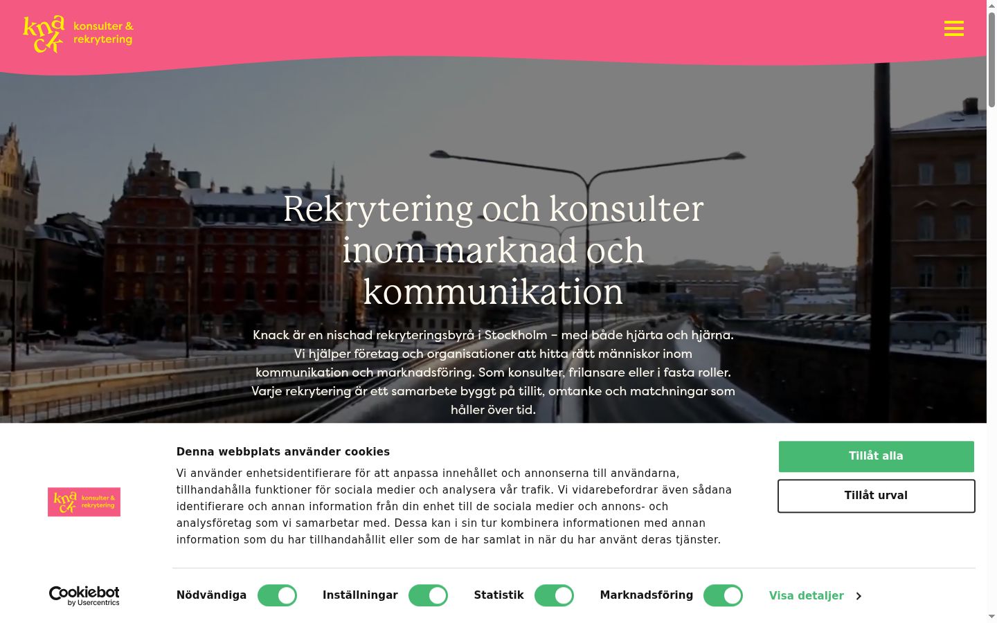 Ekraanipilt nõusolekubännerist, mida näidati enne mis tahes suhtlust