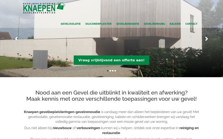 Screenshot of knaepen.be