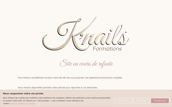 Screenshot of knailsformation.fr