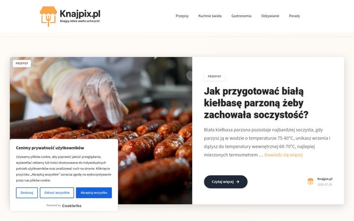 Screenshot of knajpix.pl