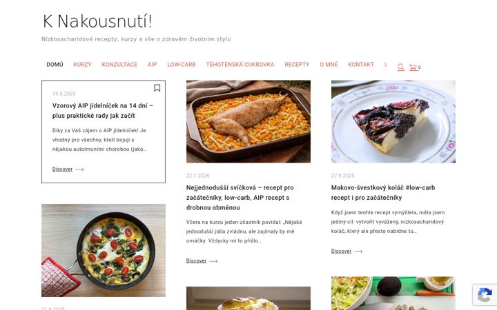 Screenshot of knakousnuti.cz
