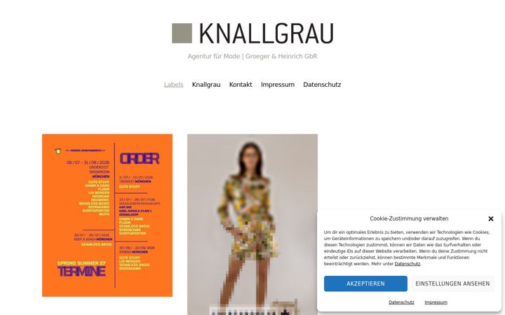 Screenshot of knallgrau-agentur.de