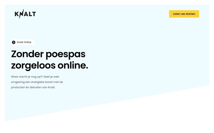 Screenshot of knalt.nl