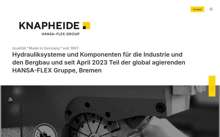 Screenshot of knapheide.de