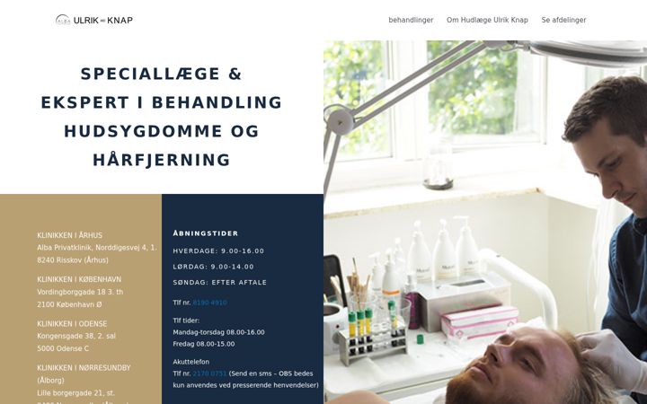 Screenshot of knapmdoc.dk