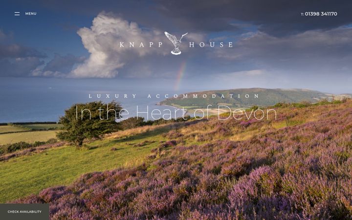 Screenshot of knapphouselodges.co.uk