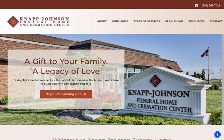 Screenshot of knappjohnson.com