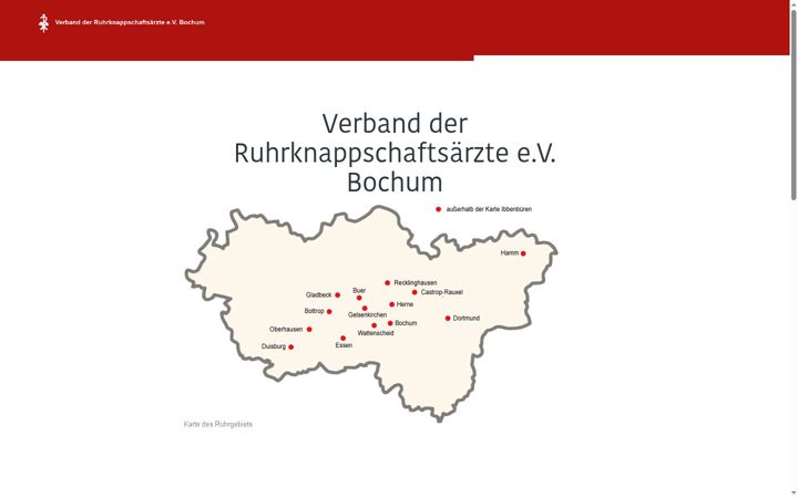 Screenshot of knappschaftsaerzte.de