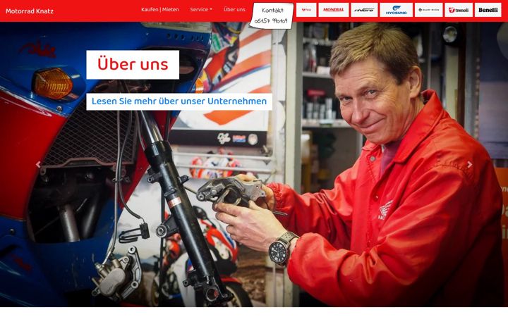 Screenshot of knatz-motorrad.de