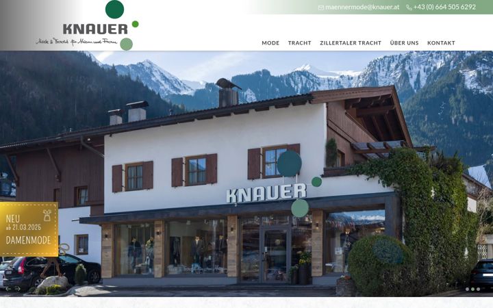 Screenshot of knauer.at