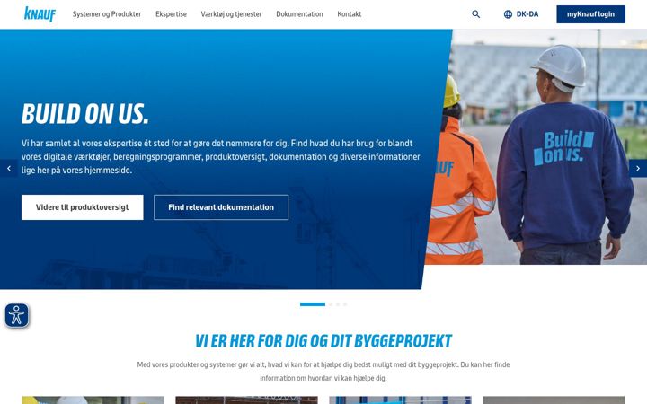 Zrzut ekranu knauf.com