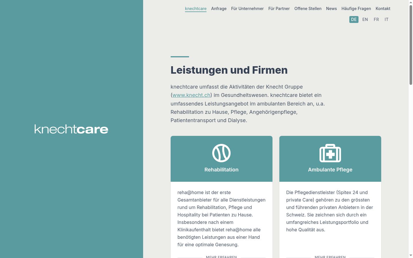 Screenshot des Einwilligungsbanners vor jeglicher Interaktion
