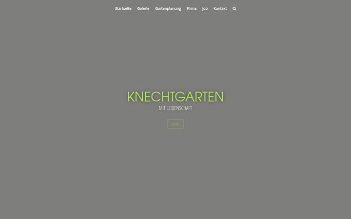 Screenshot of knechtgarten.ch