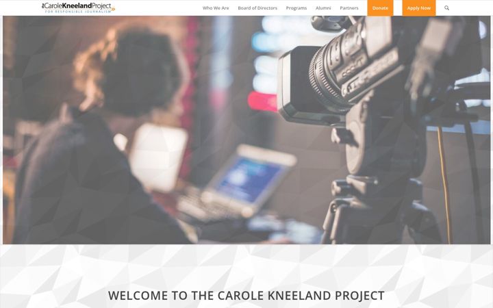 Screenshot of kneelandproject.org