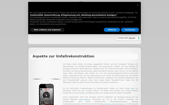 Screenshot of kneifel.eu