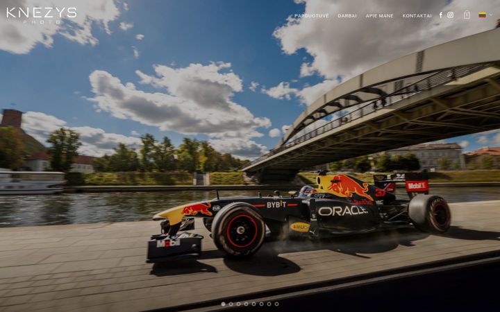 Screenshot of knezysphoto.com