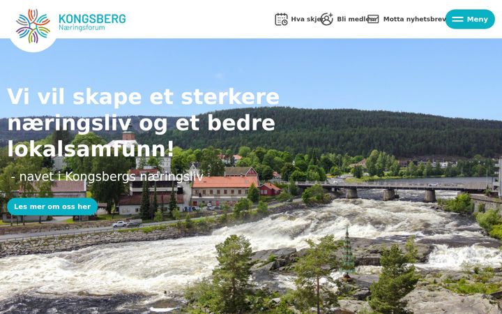 Screenshot of knf.kongsberg.no