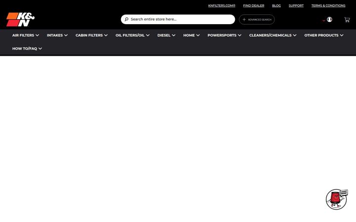 Snimka zaslona za knfilters.com