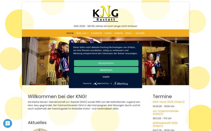 Screenshot of kng-rastatt.de