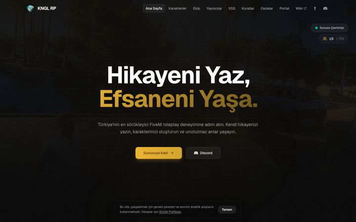 Posnetek zaslona knglrp.com