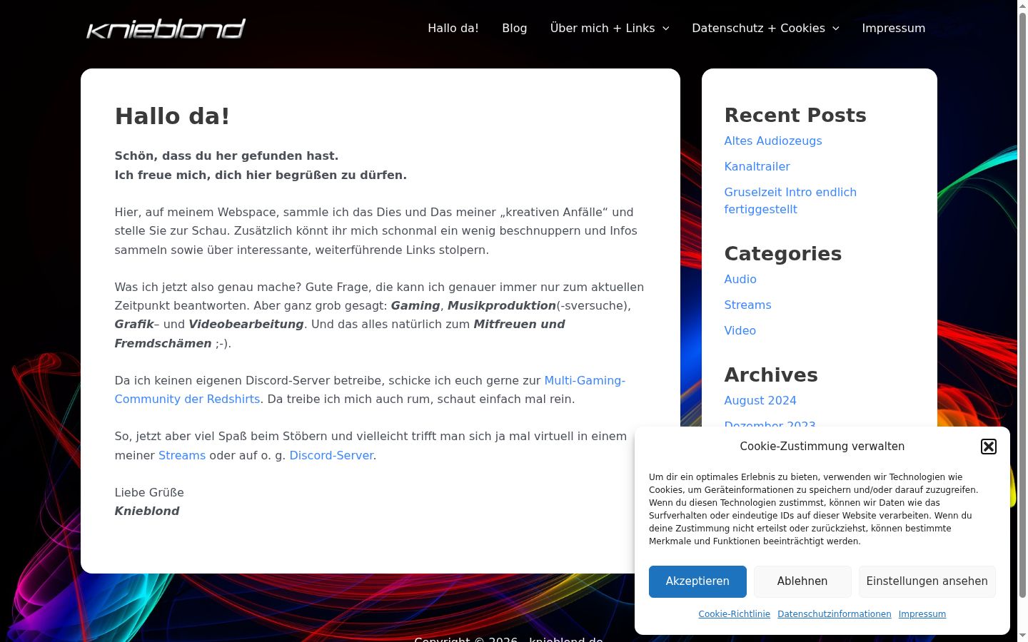 Sutikimo reklamjuostės, rodytos prieš bet kokią sąveiką, ekrano kopija