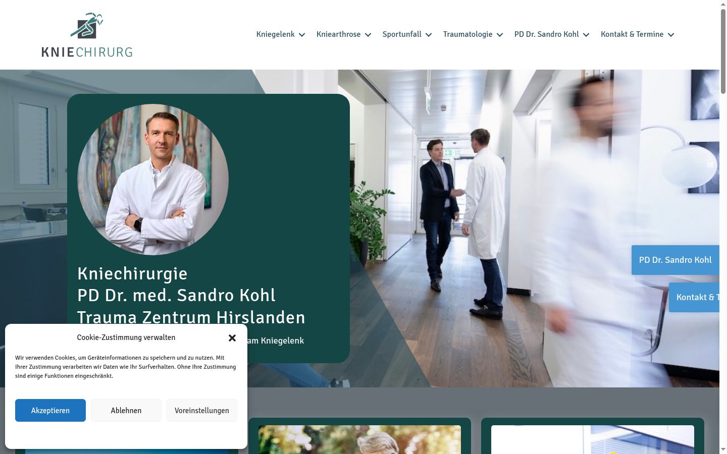 Skärmbild av samtyckesbannern som visades före någon interaktion