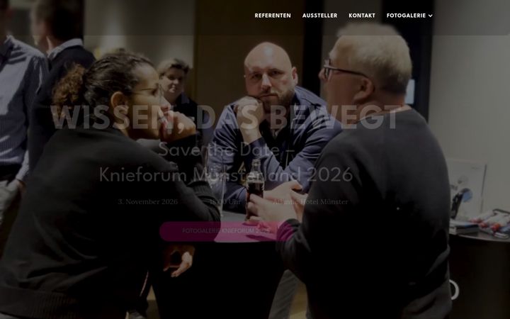 Screenshot of knieforum.de