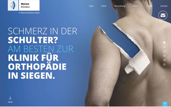 Screenshot of kniehuefteschulterfuss.de