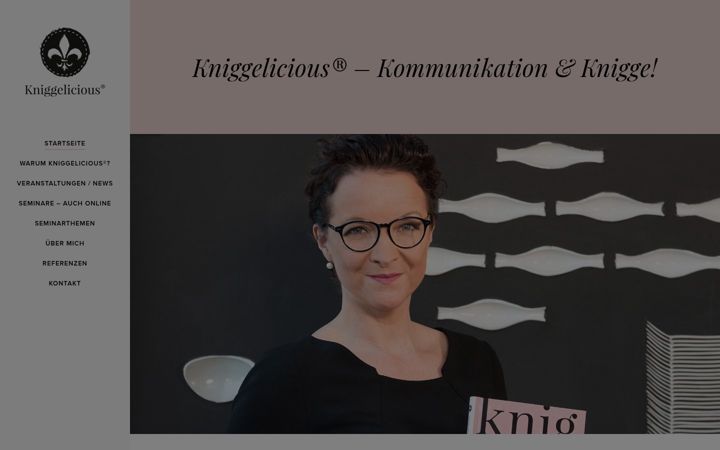 Screenshot of kniggelicious.de