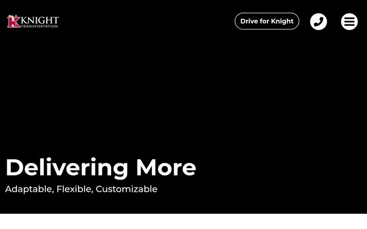Screenshot of knighttrans.com