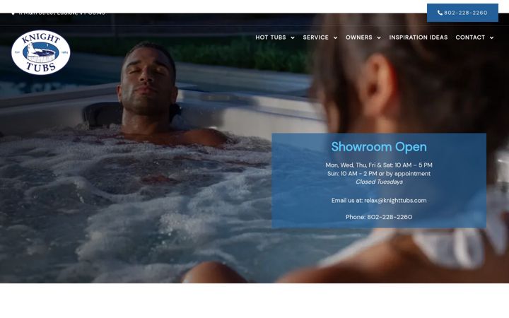 Screenshot of knighttubs.com