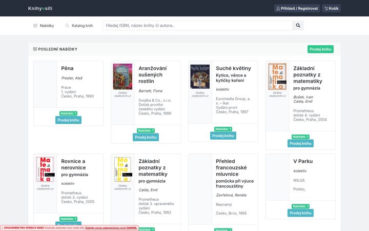 Screenshot of knihyvsiti.cz