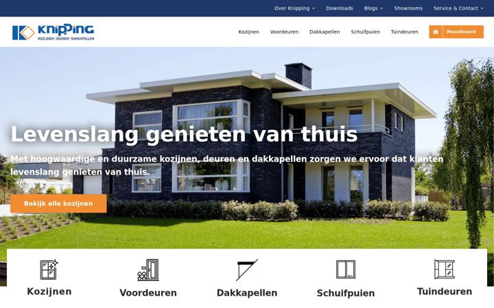 Screenshot of knipping.nl